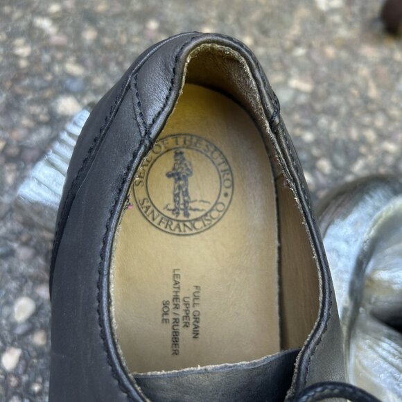 Sutro San Francisco Hand Crafted Goodyear Welts Gray Oxford Shoes Size 8.5 D - Picture 11 of 13